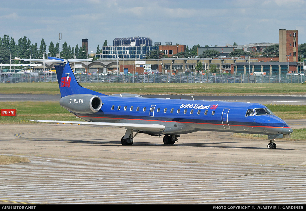 Aircraft Photo of G-RJXD | Embraer ERJ-145EP (EMB-145EP) | BMI - British Midland International | AirHistory.net #55535