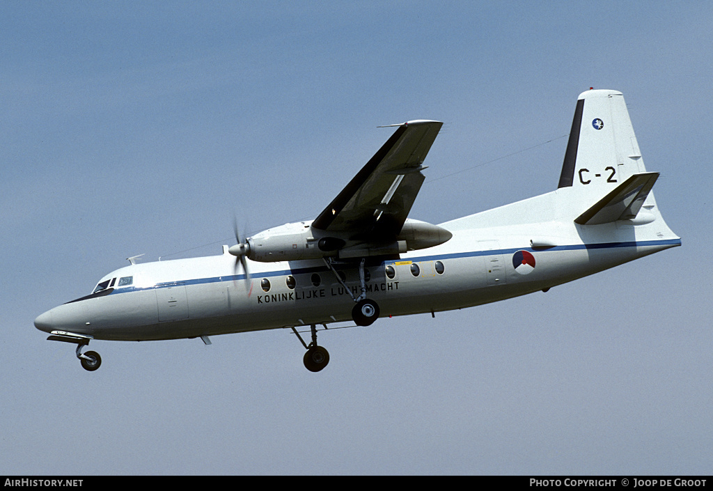 Aircraft Photo of C-2 | Fokker F27-100 Friendship | Netherlands - Air Force | AirHistory.net #55538