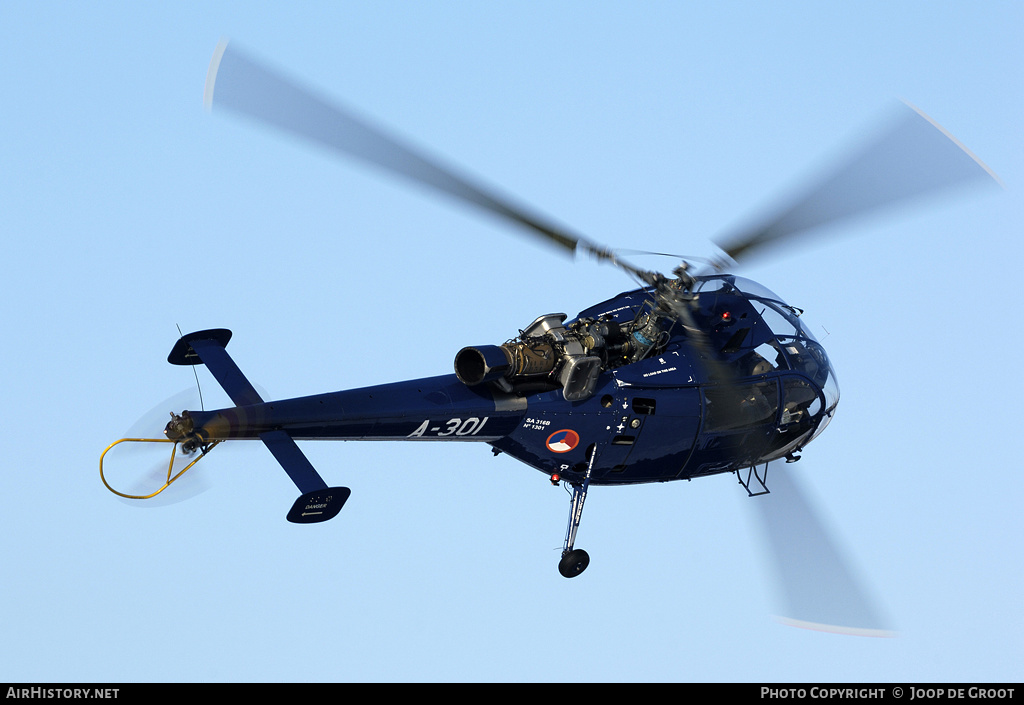 Aircraft Photo of A-301 | Sud SA-316B Alouette III | Netherlands - Air Force | AirHistory.net #55541