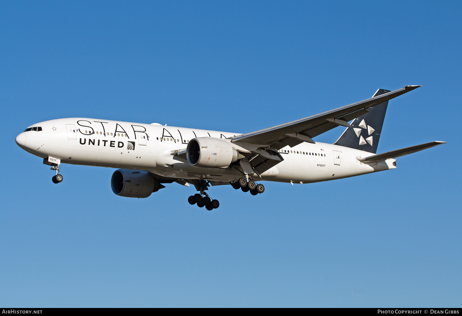 Aircraft Photo of N78017 | Boeing 777-224/ER | United Airlines | AirHistory.net #55565