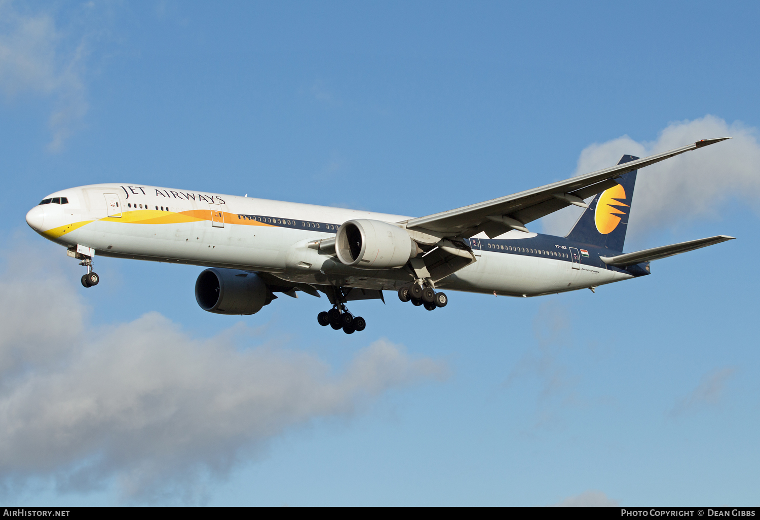 Aircraft Photo of VT-JEX | Boeing 777-35R/ER | Jet Airways | AirHistory.net #55568