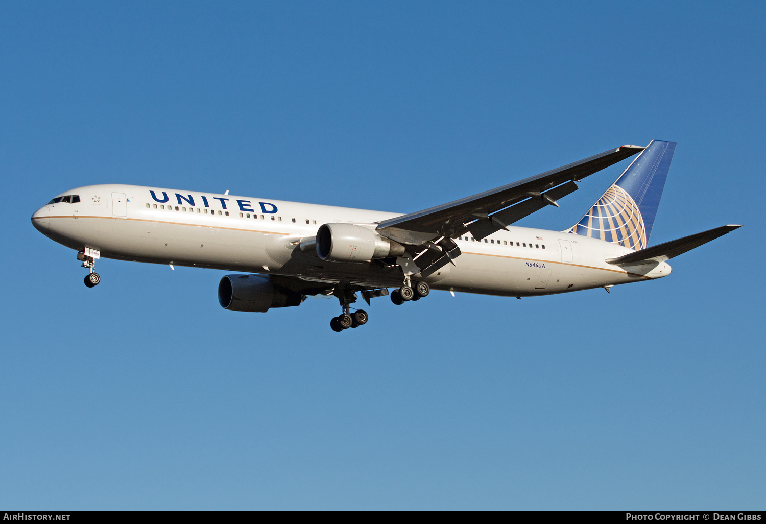 Aircraft Photo of N646UA | Boeing 767-322/ER | United Airlines | AirHistory.net #55593
