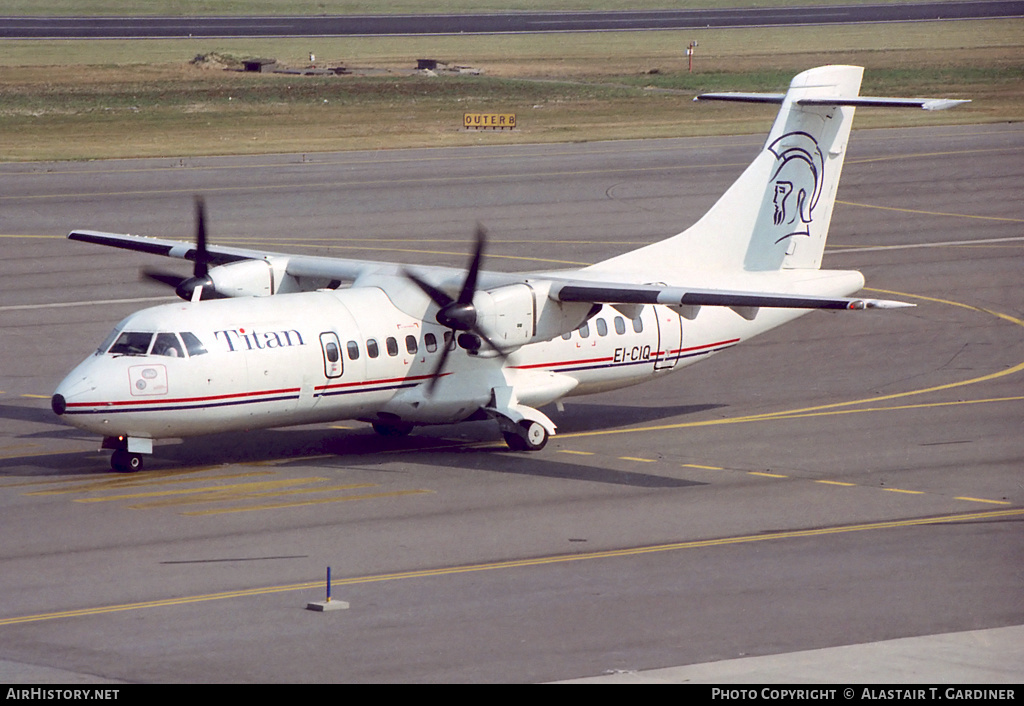 Aircraft Photo of EI-CIQ | ATR ATR-42-300 | Titan Airways | AirHistory.net #55598