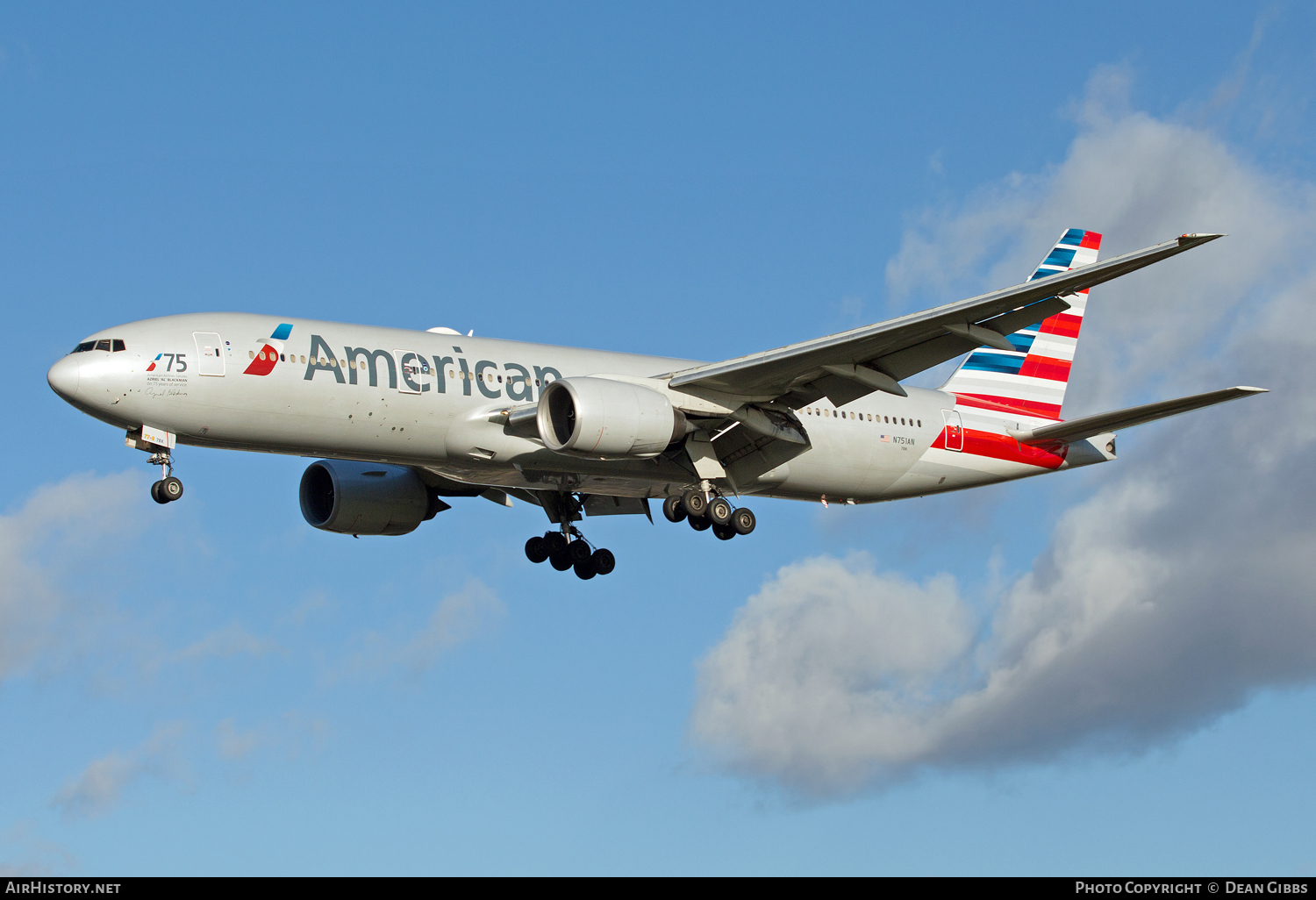 Aircraft Photo of N751AN | Boeing 777-223/ER | American Airlines | AirHistory.net #55599