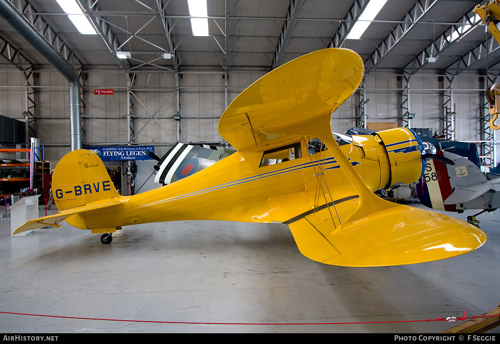 Aircraft Photo of G-BRVE | Beech D17S | AirHistory.net #55616