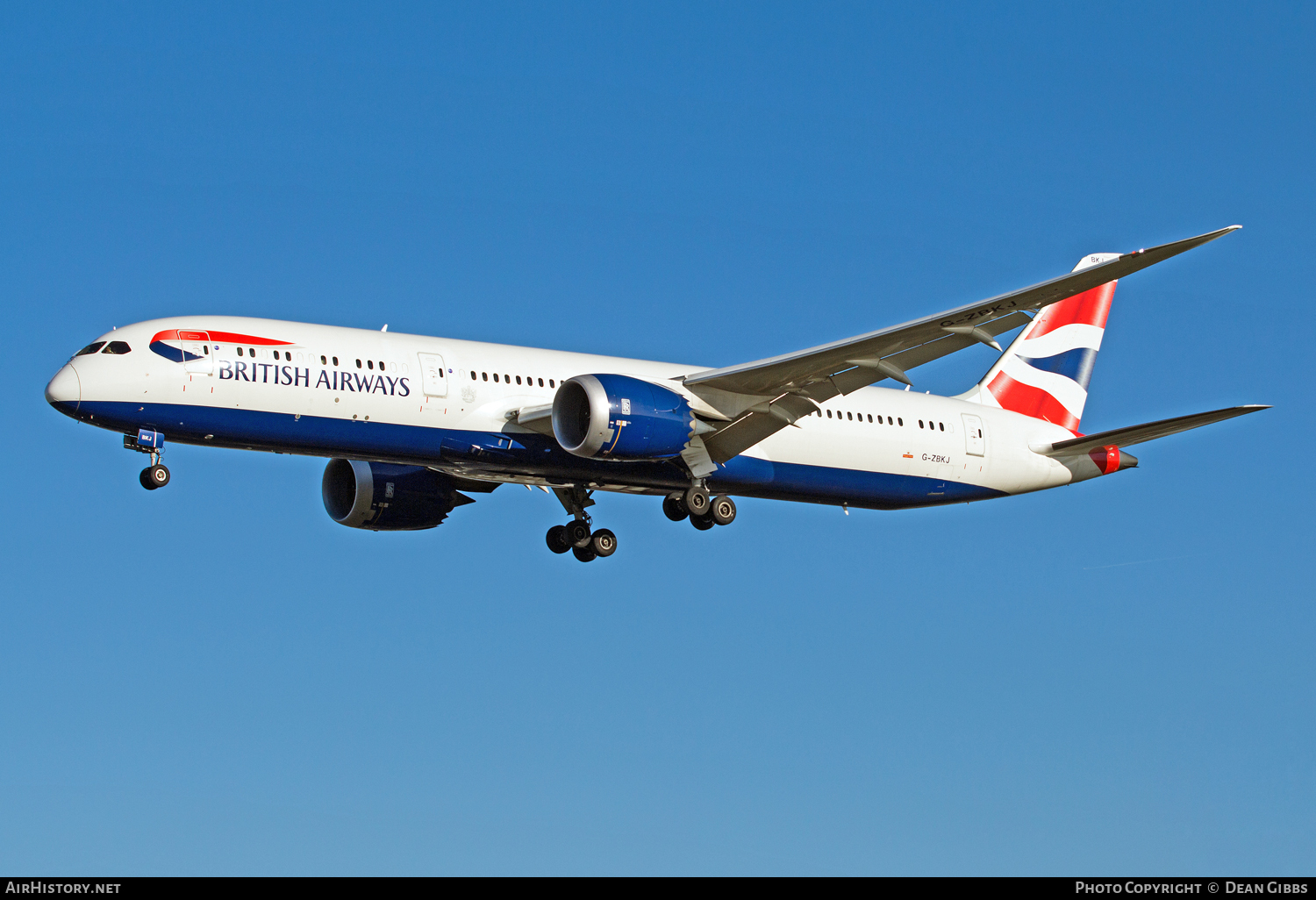 Aircraft Photo of G-ZBKJ | Boeing 787-9 Dreamliner | British Airways | AirHistory.net #55620
