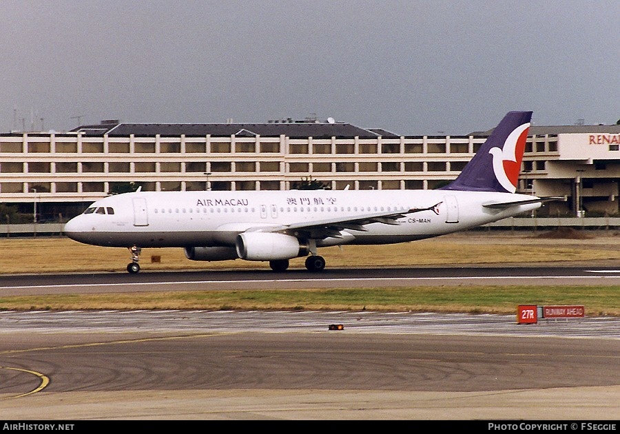 Aircraft Photo of CS-MAH | Airbus A320-232 | Air Macau | AirHistory.net #55624