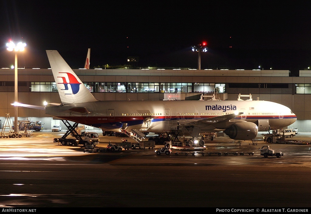 Aircraft Photo of 9M-MRB | Boeing 777-2H6/ER | Malaysia Airlines | AirHistory.net #55649