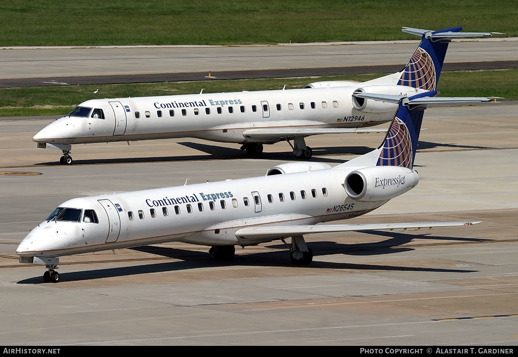 Aircraft Photo of N26545 | Embraer ERJ-145LR (EMB-145LR) | Continental Express | AirHistory.net #55654