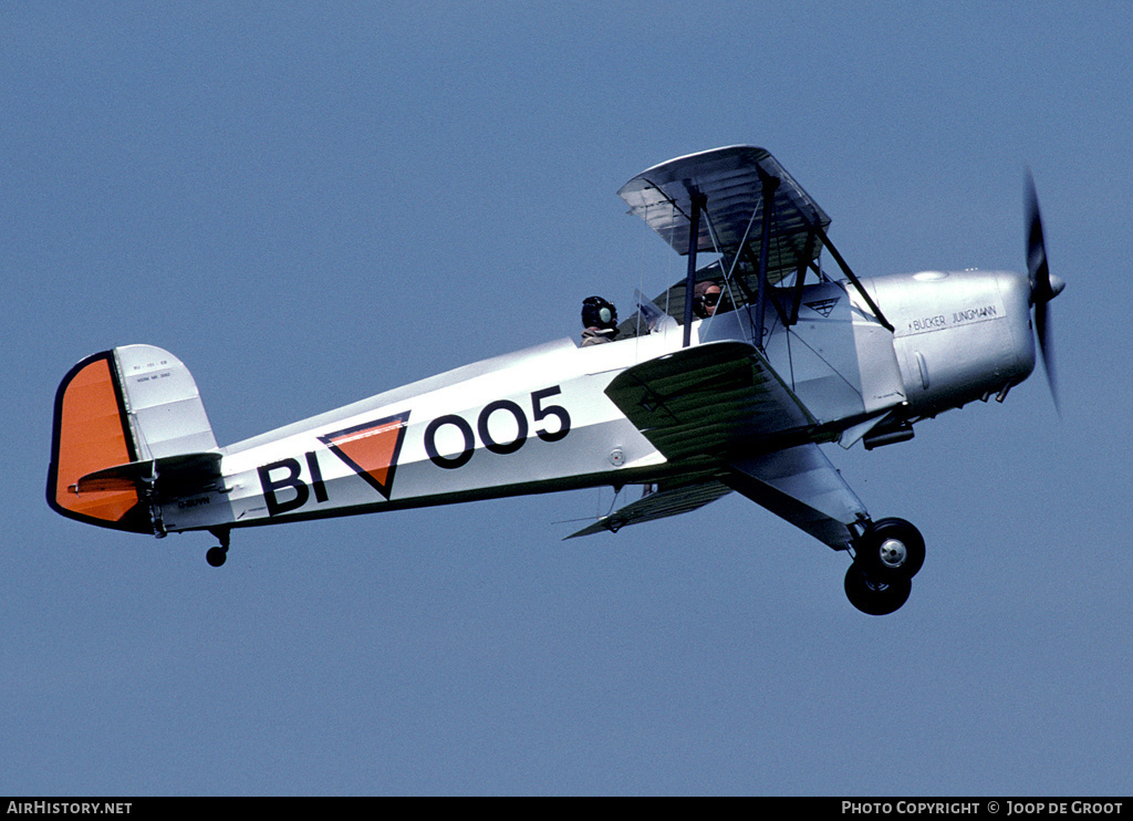 Aircraft Photo of G-BUVN / BI-005 | CASA 1.131E Jungmann | Netherlands East Indies - Air Force | AirHistory.net #55659