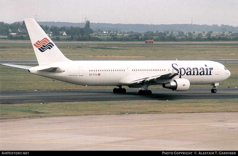 Aircraft Photo of EC-FCU | Boeing 767-3Y0/ER | Spanair | AirHistory.net #55686