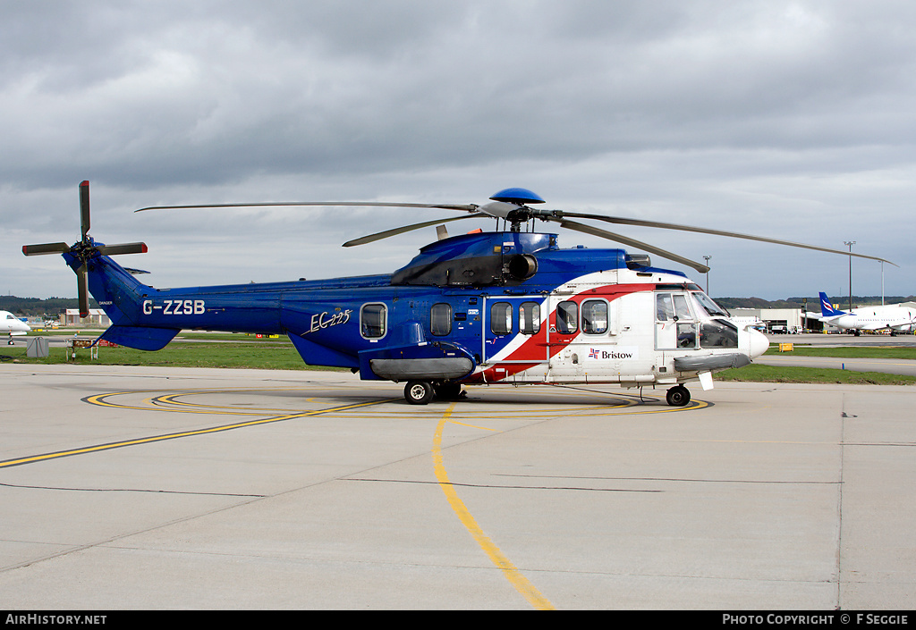Aircraft Photo of G-ZZSB | Eurocopter EC-225LP Super Puma Mk2+ | Bristow Helicopters | AirHistory.net #55689