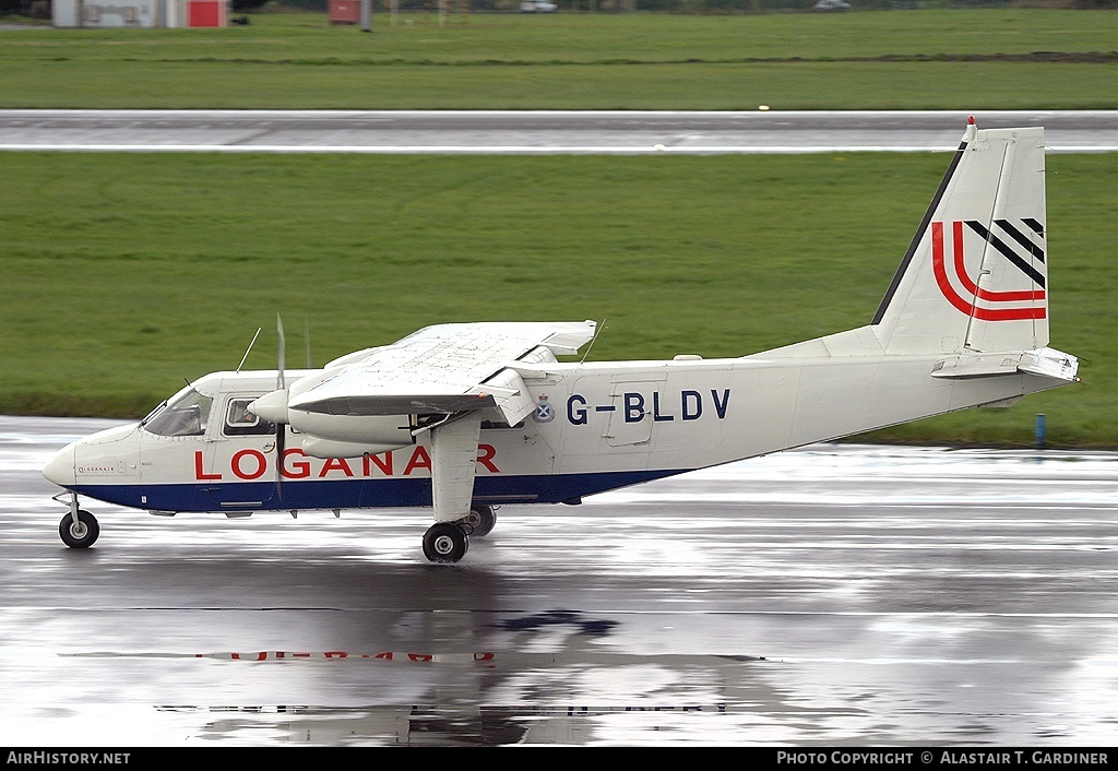 Aircraft Photo of G-BLDV | Pilatus Britten-Norman BN-2B-26 Islander | Loganair | AirHistory.net #55697