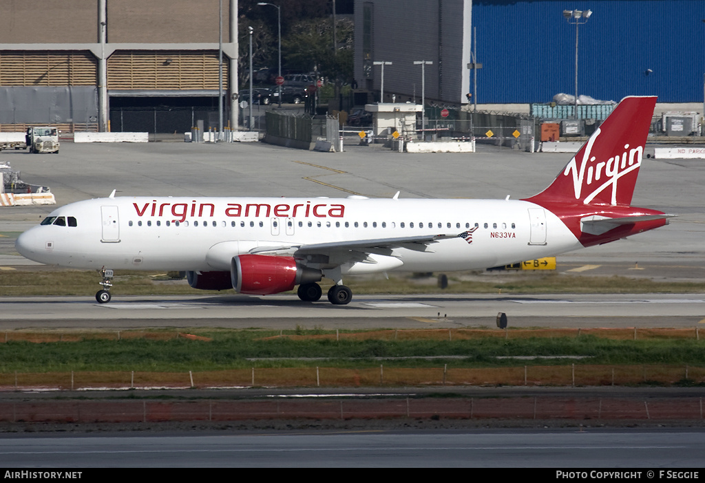 Aircraft Photo of N633VA | Airbus A320-214 | Virgin America | AirHistory.net #55712