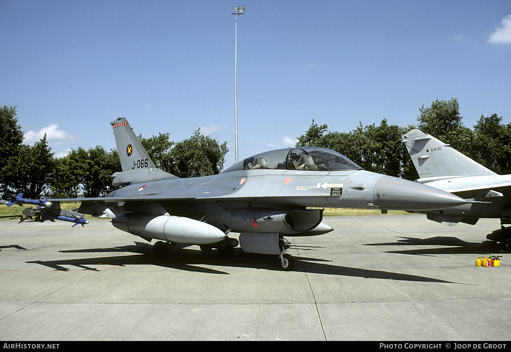 Aircraft Photo of J-066 | General Dynamics F-16B Fighting Falcon | Netherlands - Air Force | AirHistory.net #55721