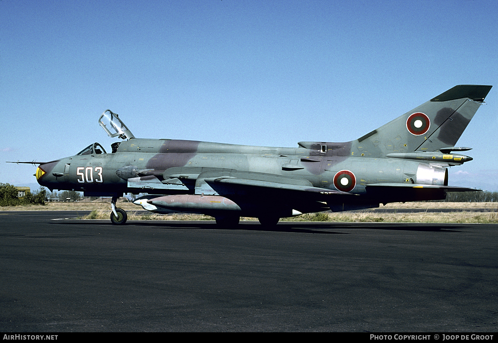 Aircraft Photo of 503 | Sukhoi Su-22M4 | Bulgaria - Air Force | AirHistory.net #55752