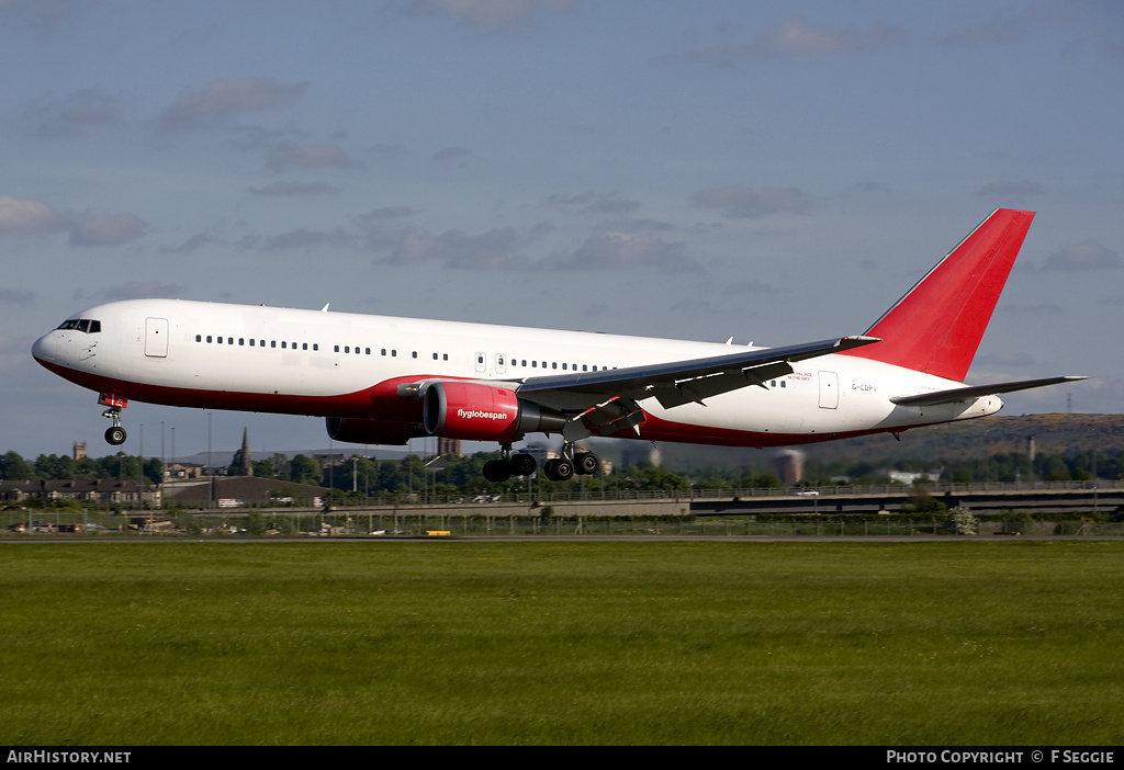 Aircraft Photo of G-CDPT | Boeing 767-319/ER | Flyglobespan | AirHistory.net #55766