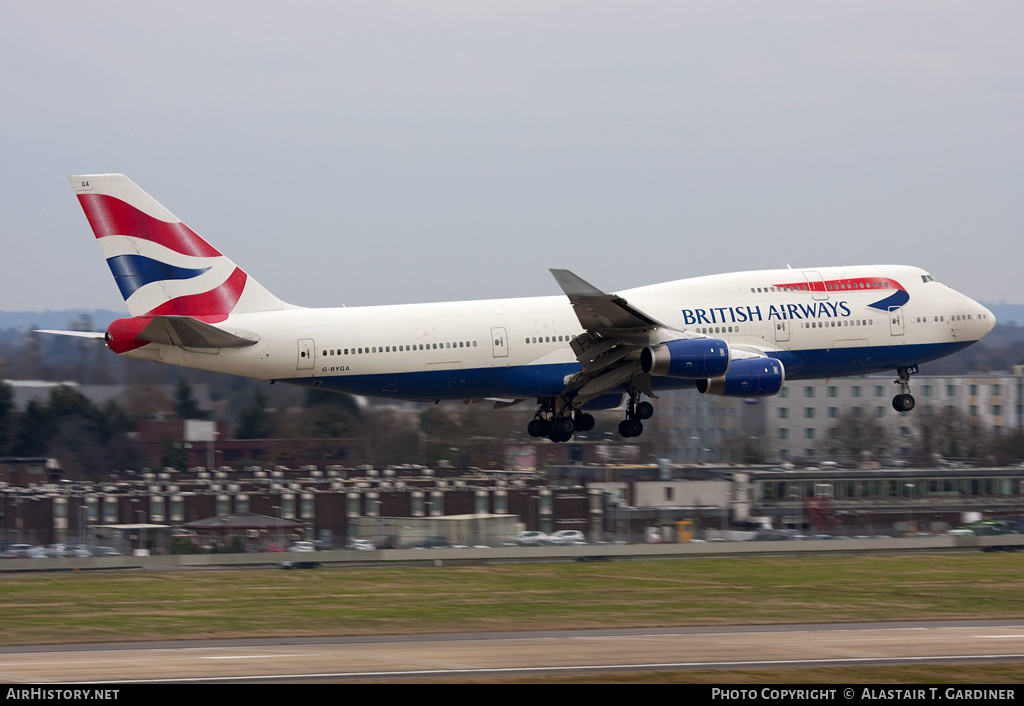 Aircraft Photo of G-BYGA | Boeing 747-436 | British Airways | AirHistory.net #55787