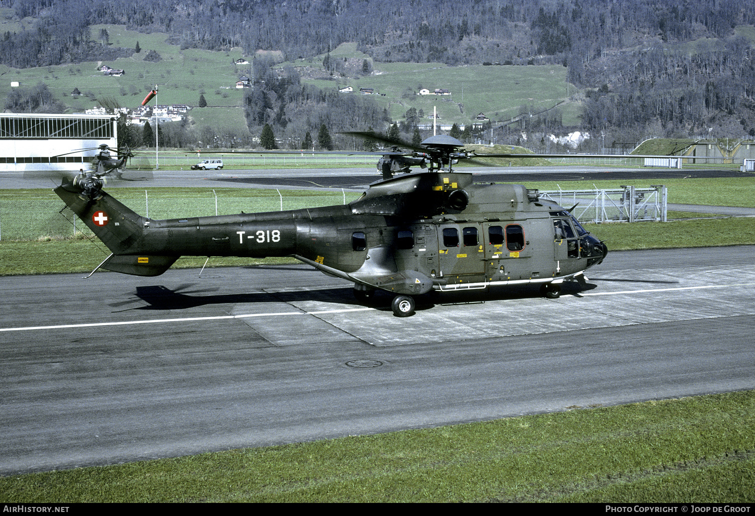 Aircraft Photo of T-318 | Aerospatiale TH89 Super Puma (AS-332M1) | Switzerland - Air Force | AirHistory.net #55789