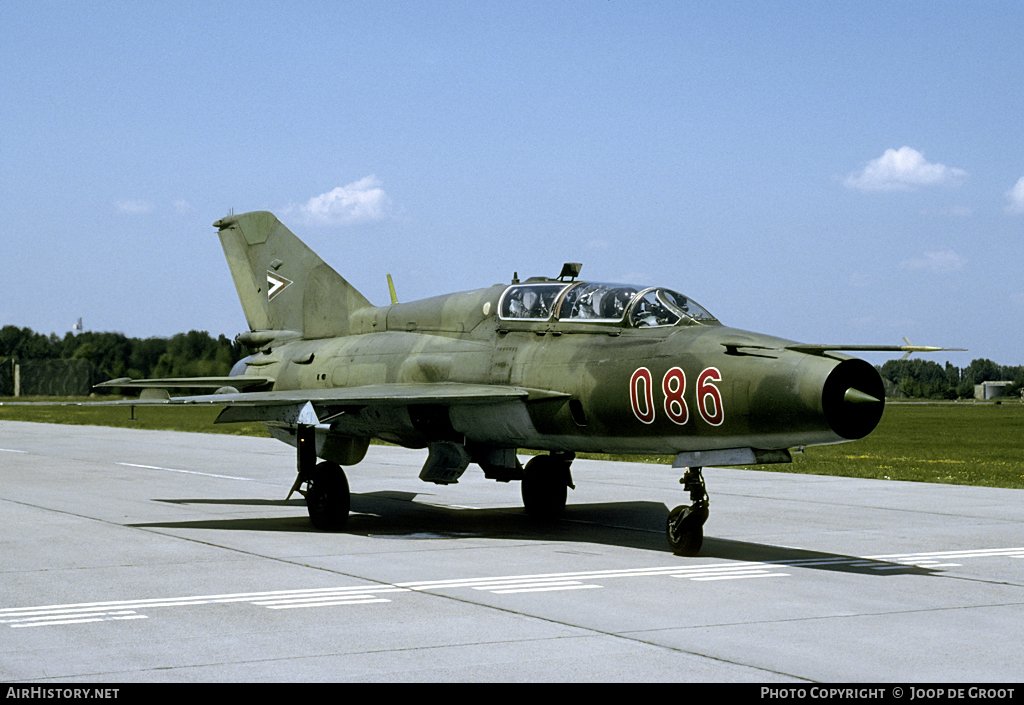 Aircraft Photo of 086 | Mikoyan-Gurevich MiG-21UM | Hungary - Air Force | AirHistory.net #55790