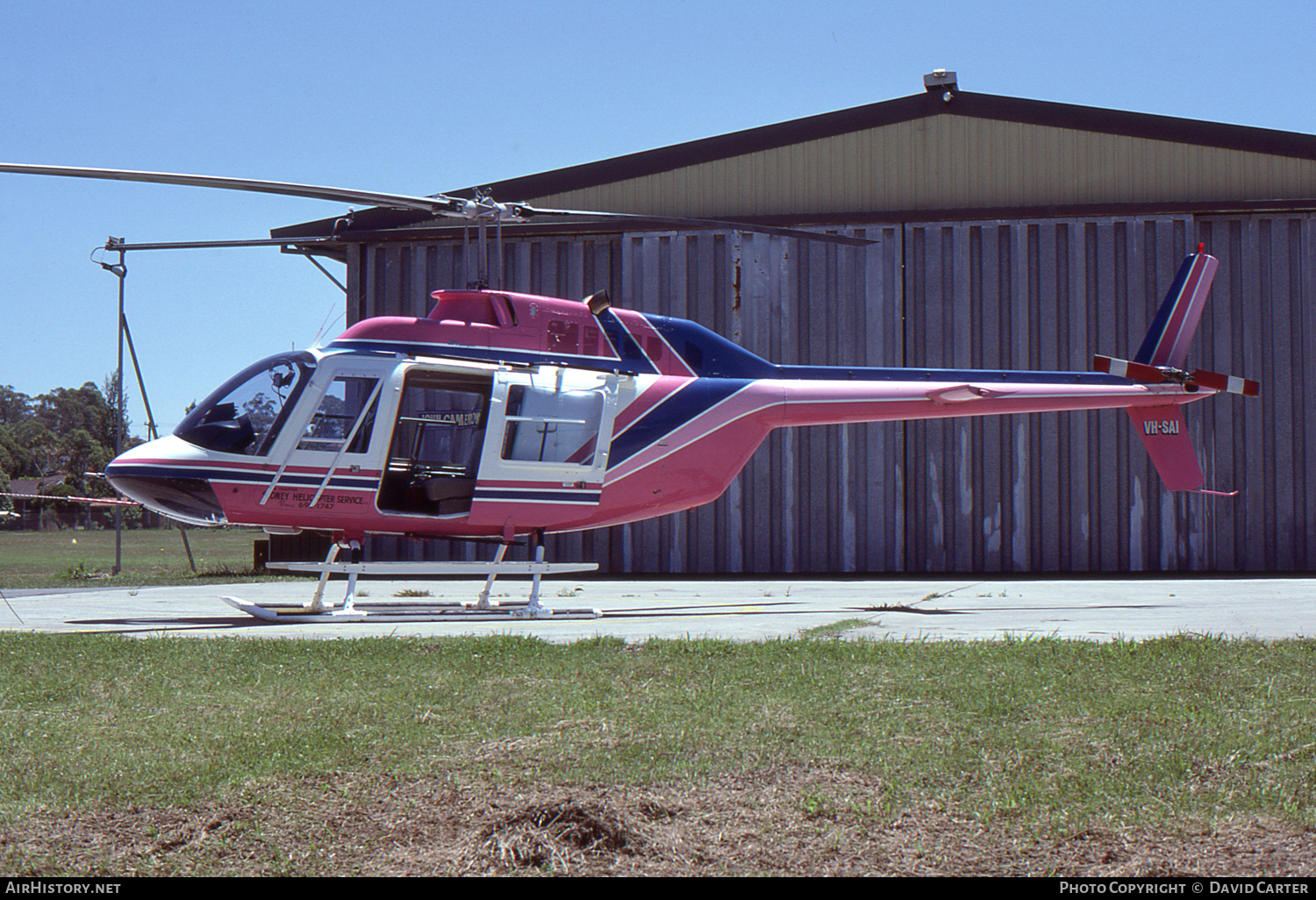 Aircraft Photo of VH-SAI | Bell 206B JetRanger II | Sydney Helicopter Service | AirHistory.net #55803