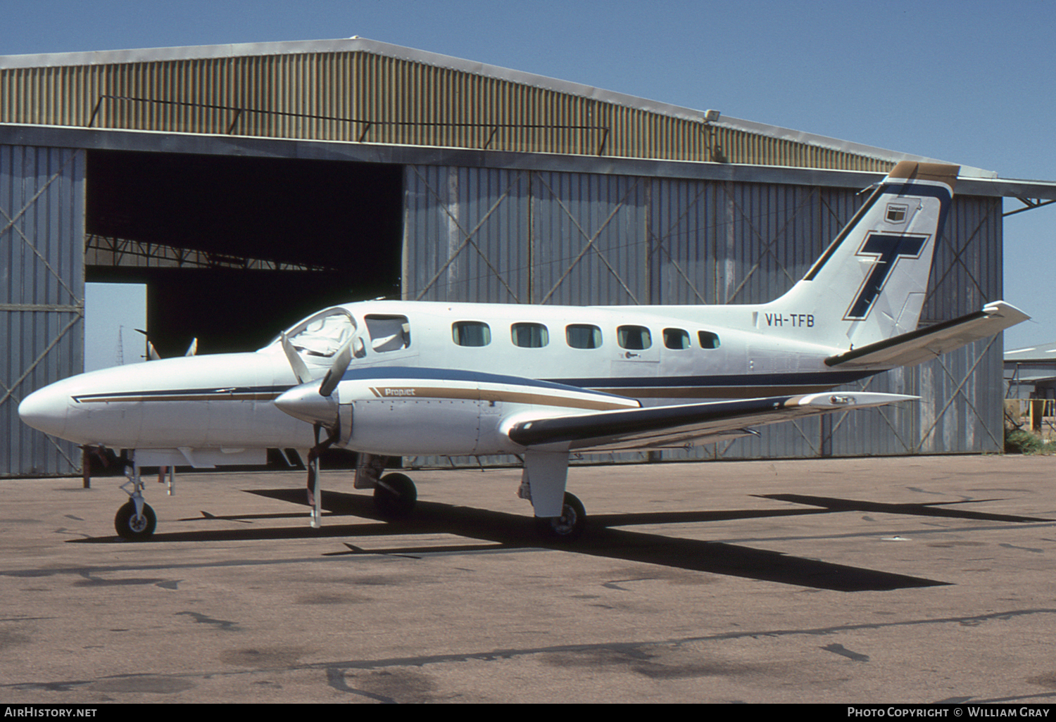 Aircraft Photo of VH-TFB | Cessna 441 Conquest | Transair | AirHistory.net #55805