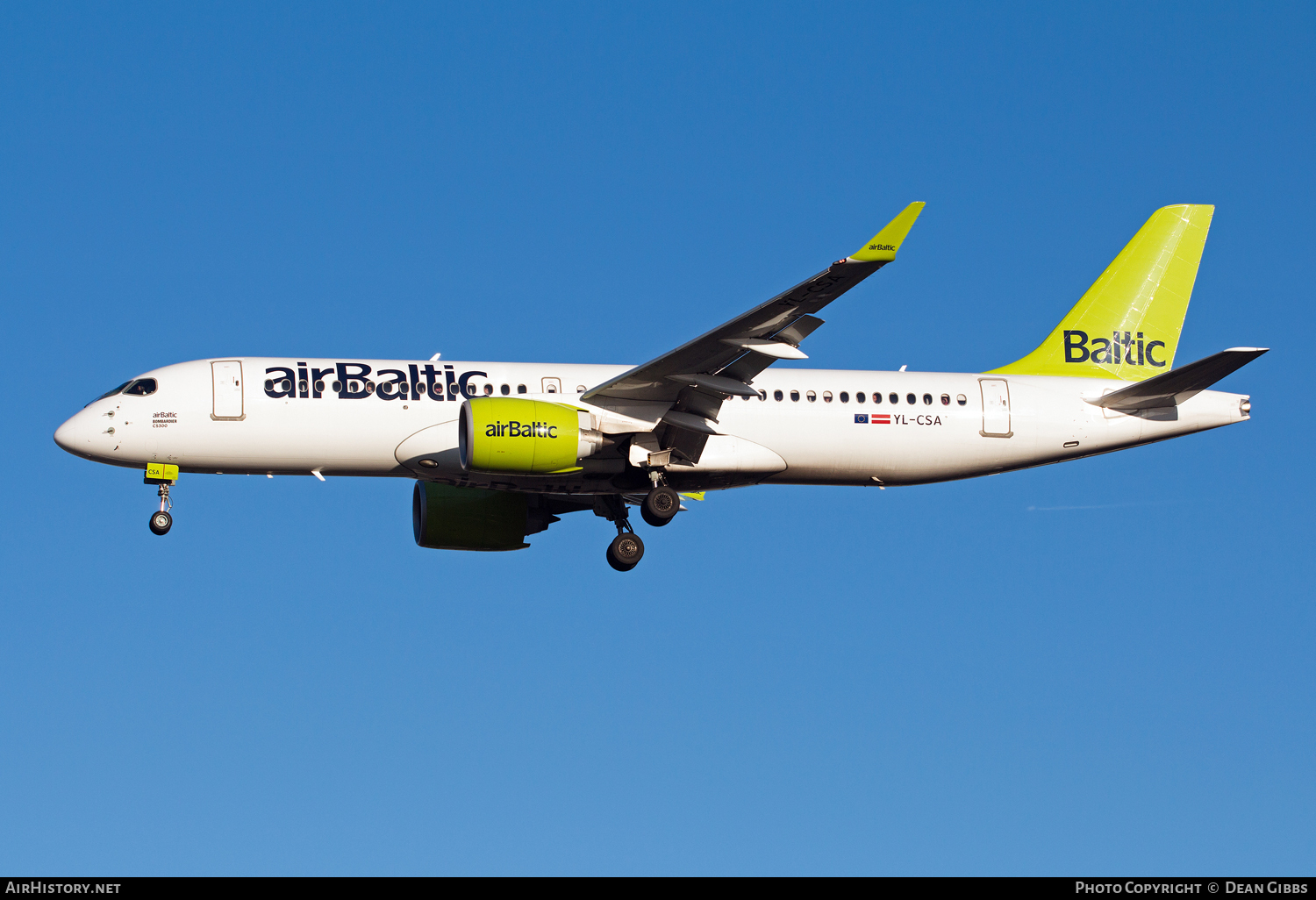Aircraft Photo of YL-CSA | Bombardier CSeries CS300 (BD-500-1A11) | AirBaltic | AirHistory.net #55810