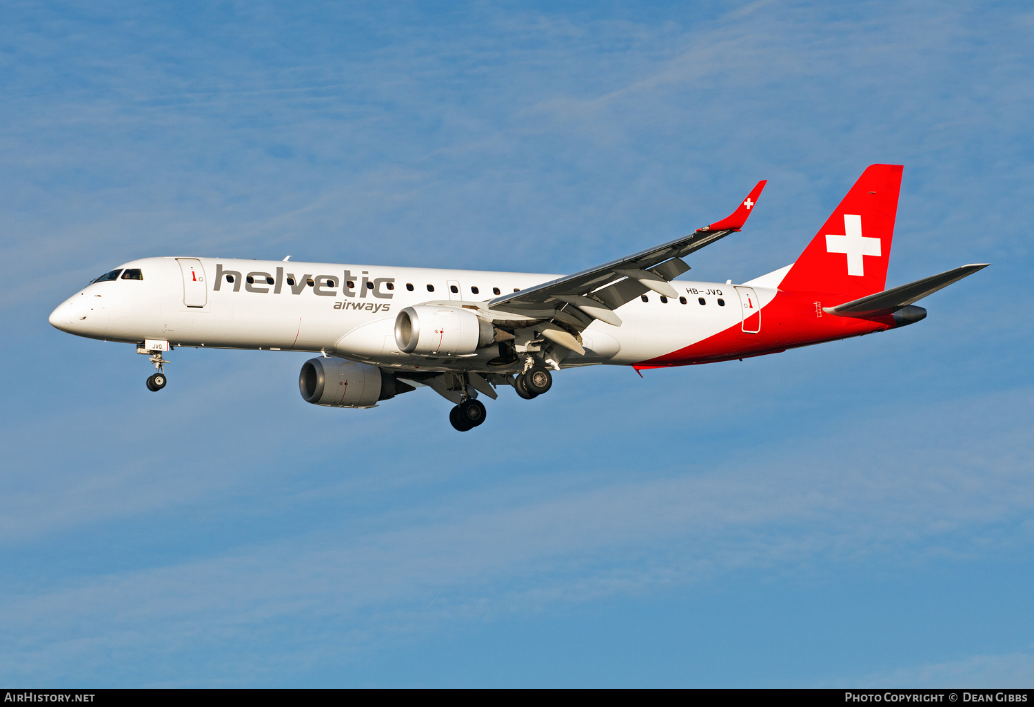 Aircraft Photo of HB-JVQ | Embraer 190AR (ERJ-190-100IGW) | Helvetic Airways | AirHistory.net #55824