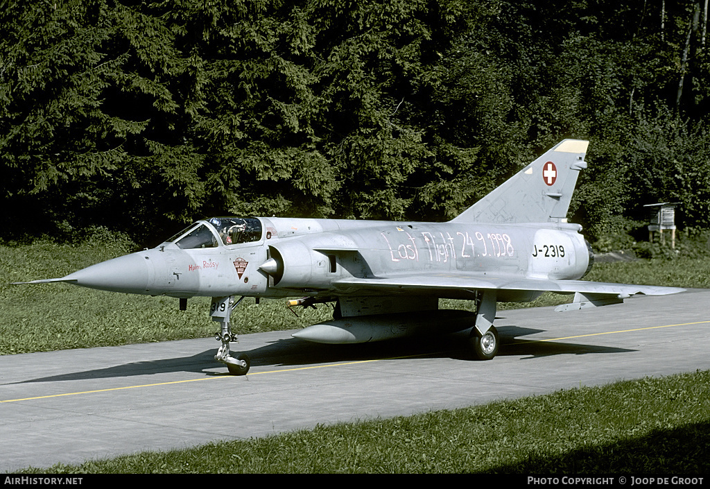 Aircraft Photo of J-2319 | Dassault Mirage IIIS | Switzerland - Air Force | AirHistory.net #55829