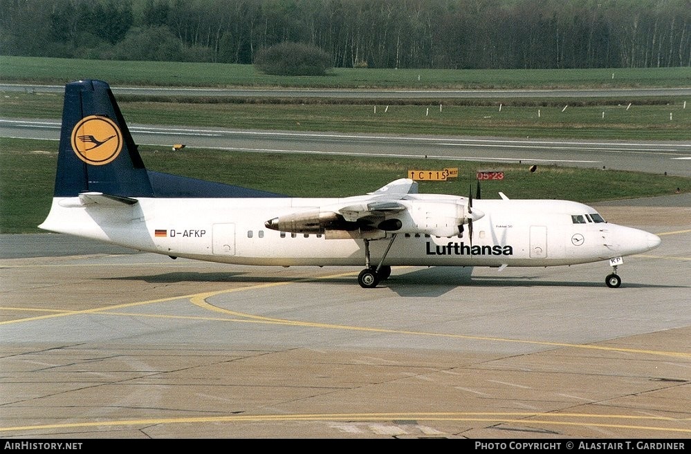 Aircraft Photo of D-AFKP | Fokker 50 | Lufthansa | AirHistory.net #55834