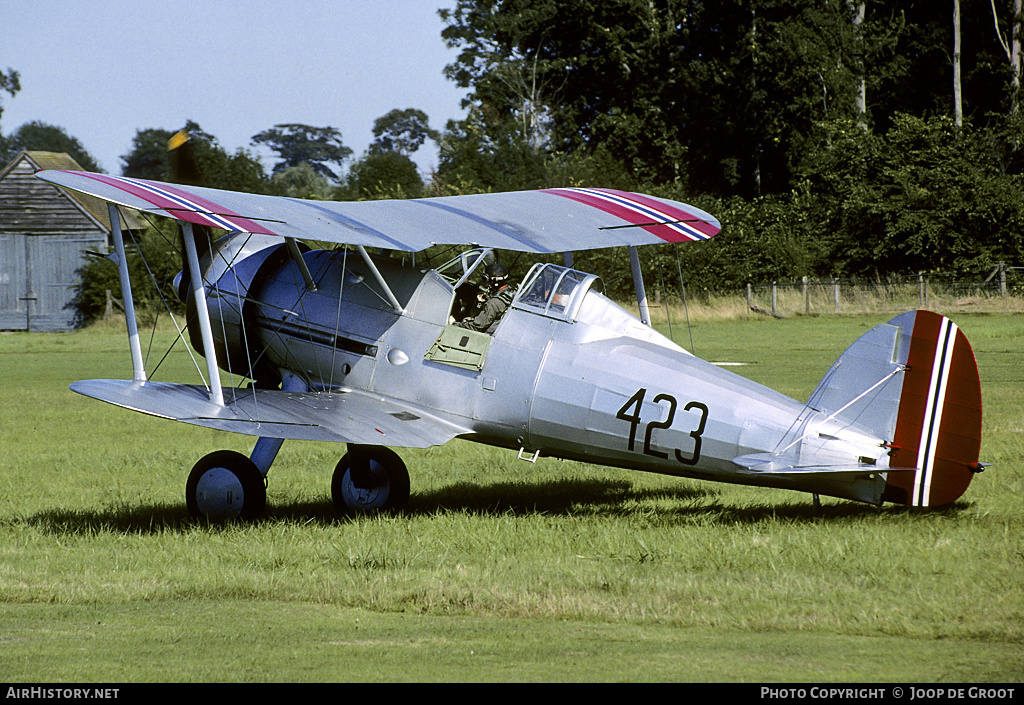 Aircraft Photo of G-AMRK / 423 | Gloster Gladiator Mk1 | Norway - Air Force | AirHistory.net #55844