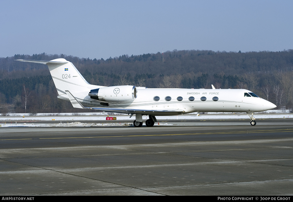 Aircraft Photo of 102004 | Gulfstream Aerospace Tp102C Gulfstream IV (G-IV-SP) | Sweden - Air Force | AirHistory.net #55856