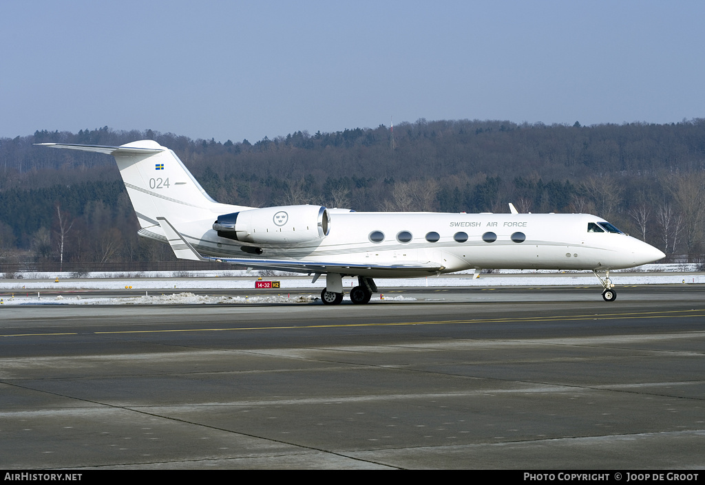 Aircraft Photo of 102004 | Gulfstream Aerospace Tp102C Gulfstream IV | Sweden - Air Force | AirHistory.net #55856