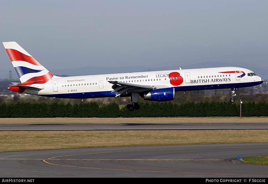 Aircraft Photo of G-BPEK | Boeing 757-236 | British Airways | AirHistory.net #55870