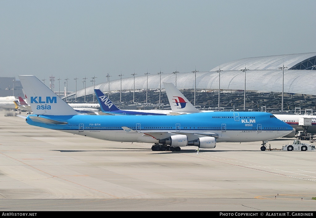 Aircraft Photo of PH-BFM | Boeing 747-406M | KLM Asia | AirHistory.net #55888