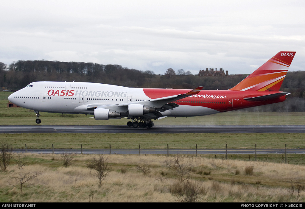 Aircraft Photo of B-LFA | Boeing 747-412 | Oasis Hong Kong Airlines | AirHistory.net #55890