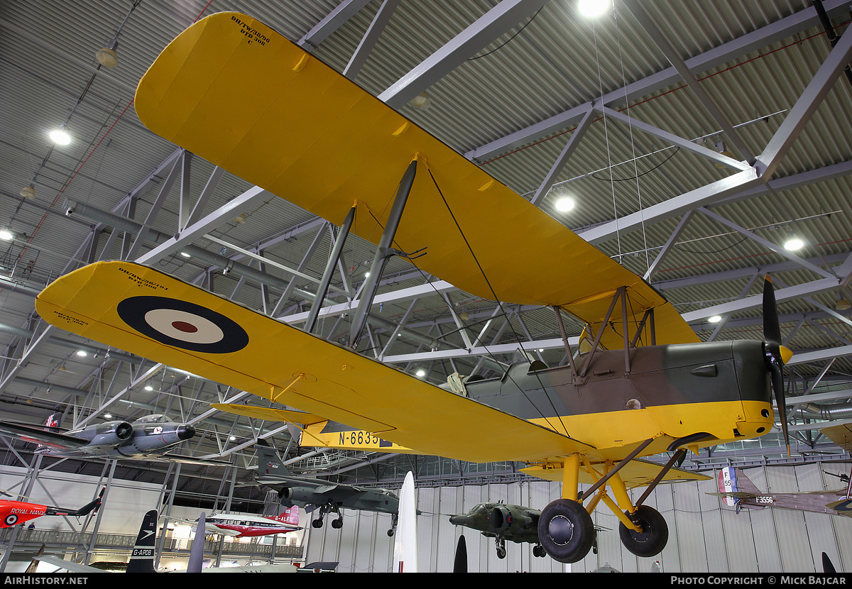 Aircraft Photo of N6635 | De Havilland D.H. 82A Tiger Moth II | UK - Air Force | AirHistory.net #55892