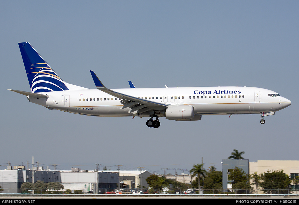 Aircraft Photo of HP-1714CMP | Boeing 737-8V3 | Copa Airlines | AirHistory.net #55904