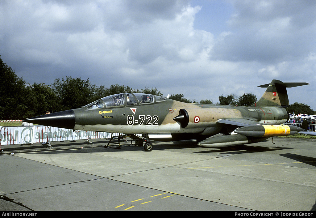 Aircraft Photo of 63-5722 | Lockheed TF-104G Starfighter | Turkey - Air Force | AirHistory.net #55931