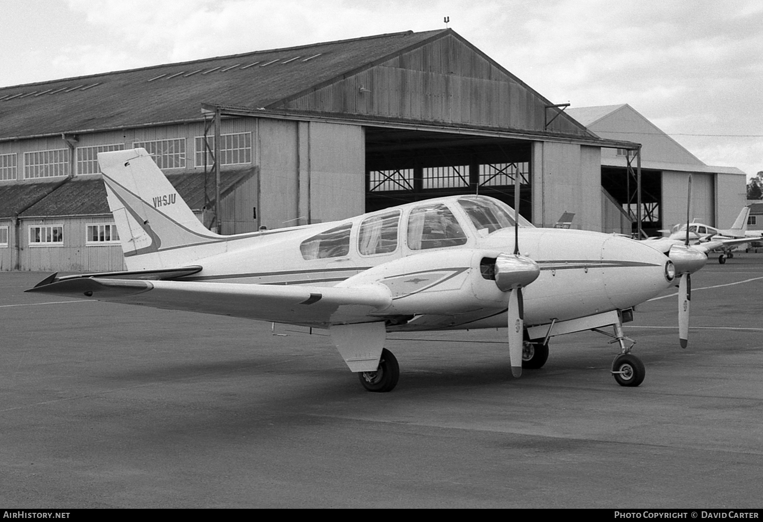 Aircraft Photo of VH-SJU | Beech 55 Baron (95-55) | AirHistory.net #55948