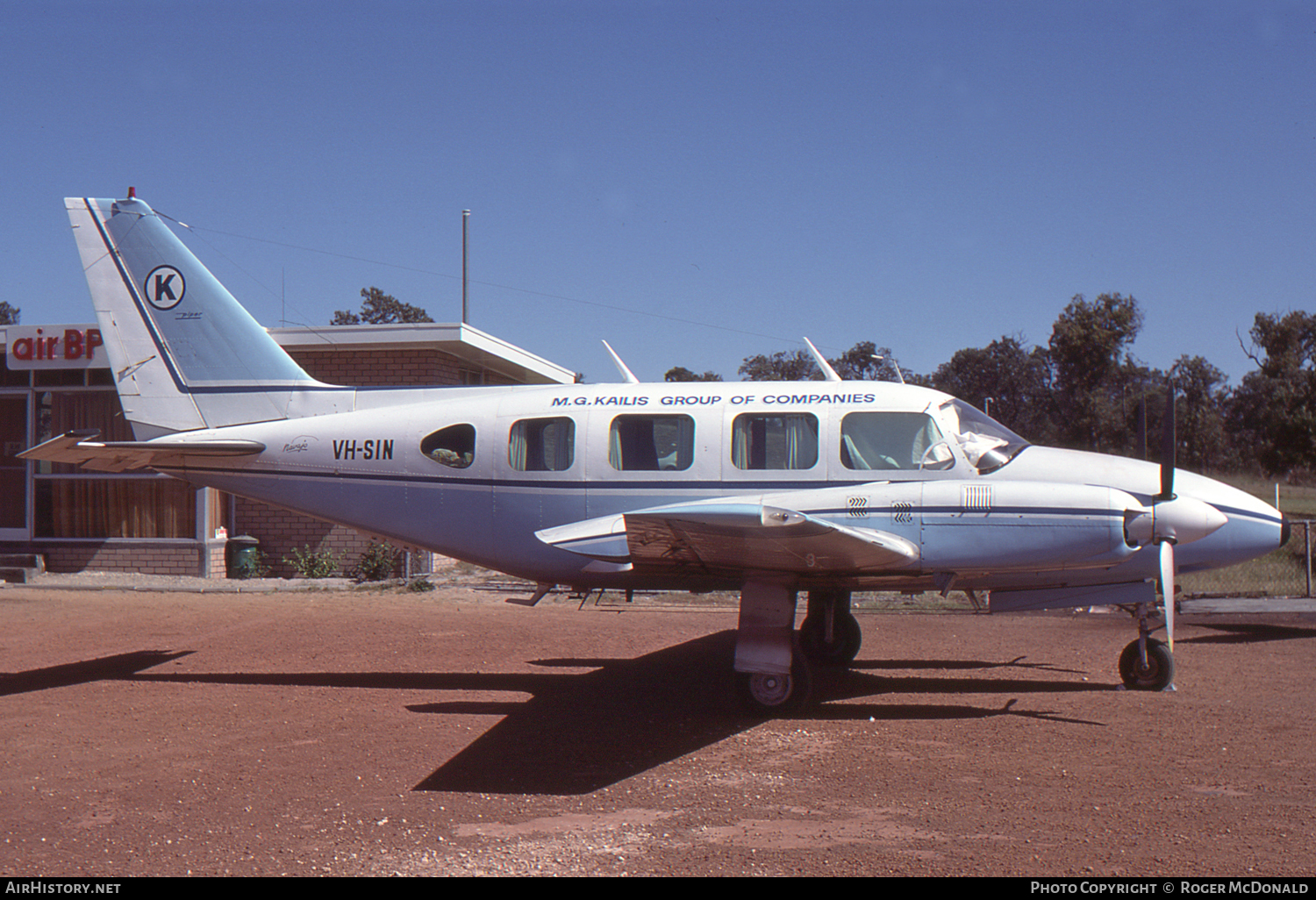 Aircraft Photo of VH-SIN | Piper PA-31-310 Navajo B | M.G.Kailis Group | AirHistory.net #55949