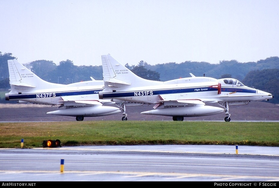 Aircraft Photo of N431FS | McDonnell Douglas A-4N Skyhawk II | BAE Systems Flight Systems | AirHistory.net #55955