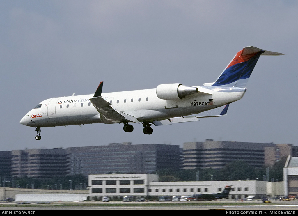 Aircraft Photo of N978CA | Canadair CRJ-100ER (CL-600-2B19) | Delta Connection | AirHistory.net #55963