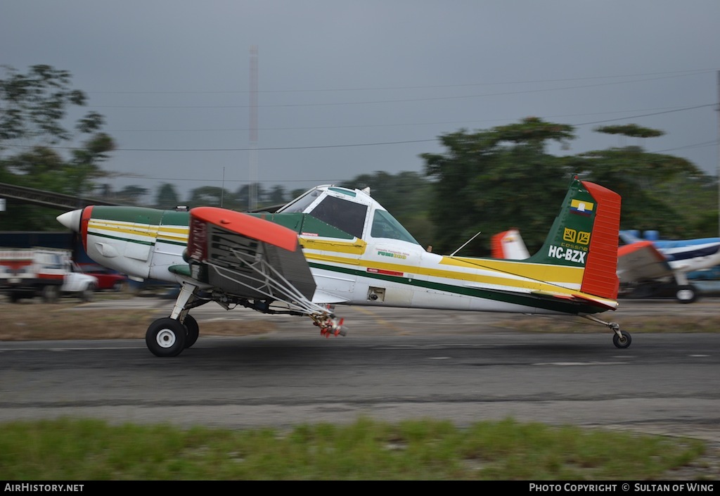 Aircraft Photo of HC-BZX | Cessna T188C Ag Husky | Fumioro | AirHistory.net #55966