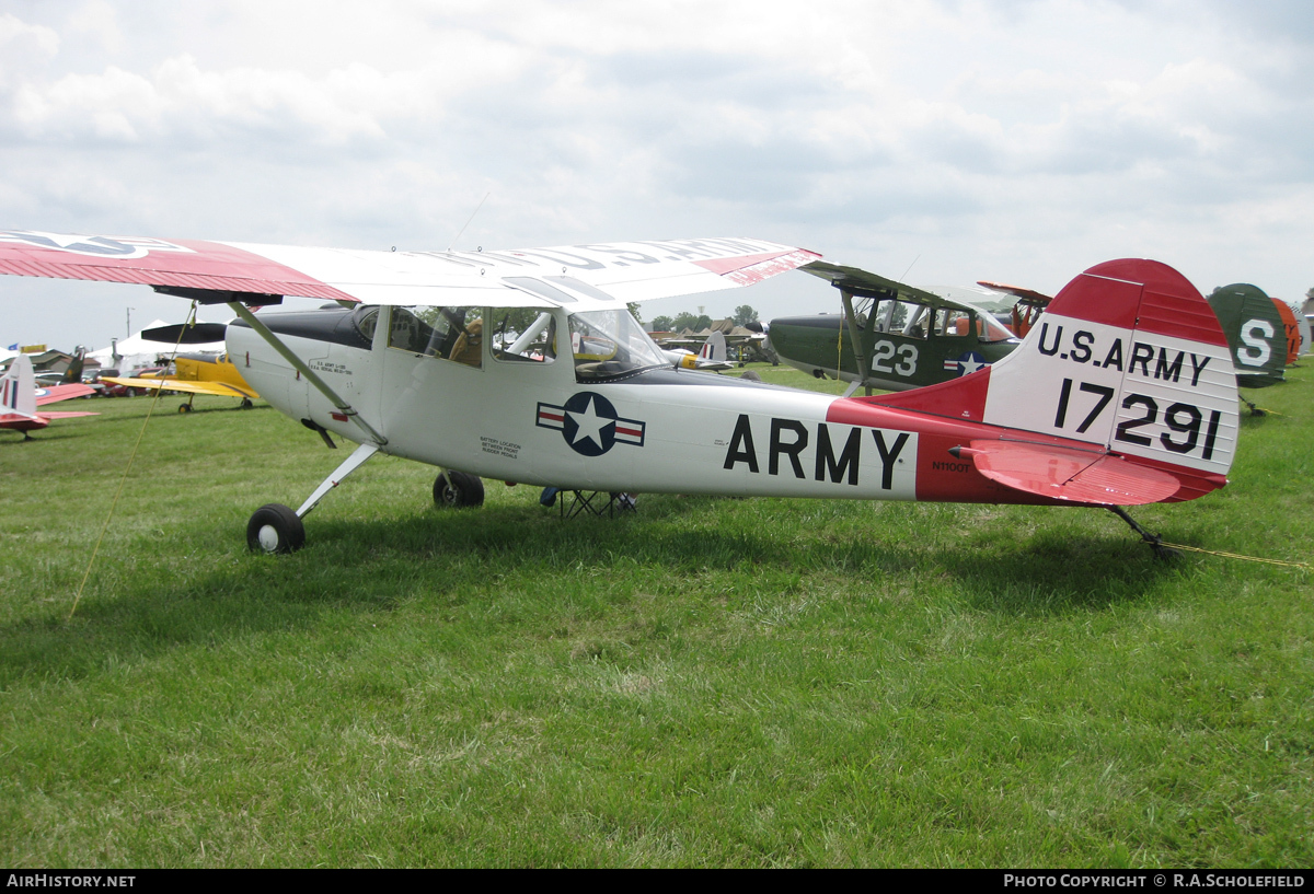 Aircraft Photo of N1100T / 17291 | Cessna O-1 Bird Dog (305/321/L-19/OE) | USA - Army | AirHistory.net #55989
