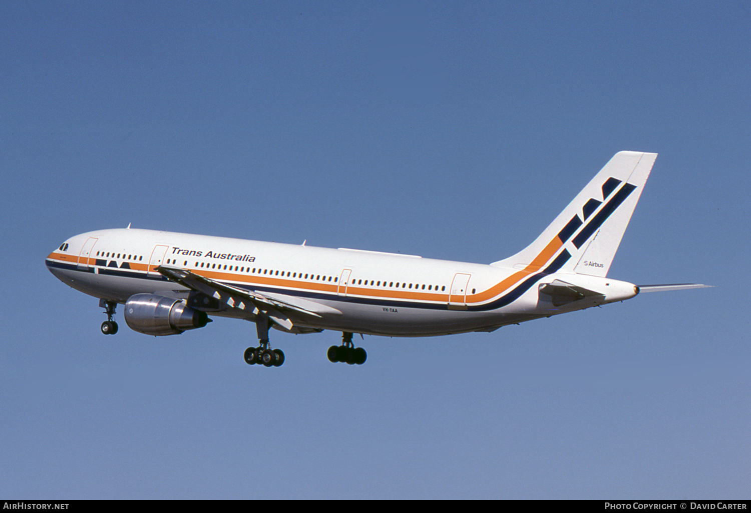 Aircraft Photo of VH-TAA | Airbus A300B4-203 | Trans-Australia Airlines - TAA | AirHistory.net #55995
