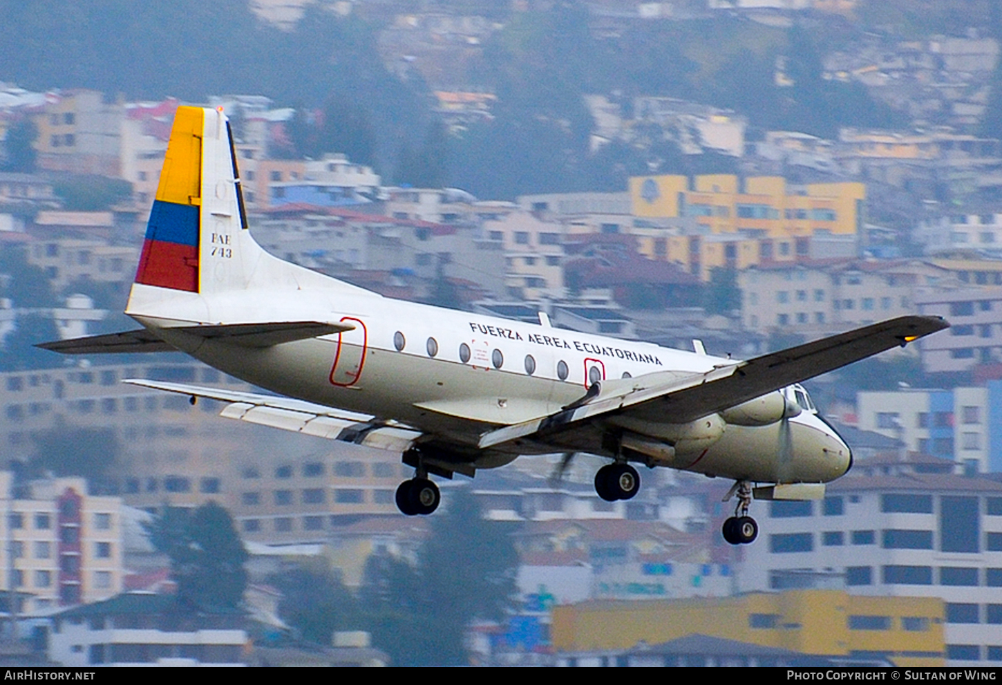 Aircraft Photo of FAE-743 | Hawker Siddeley HS-748 Srs2A/285LFD | Ecuador - Air Force | AirHistory.net #55996