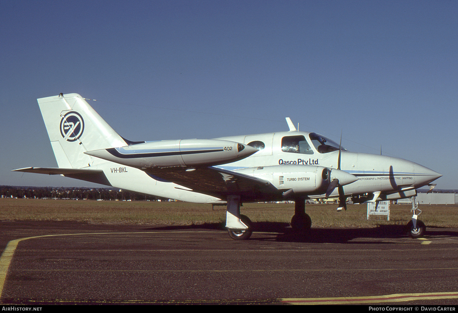 Aircraft Photo of VH-BKL | Cessna 402 | Qasco | AirHistory.net #55999