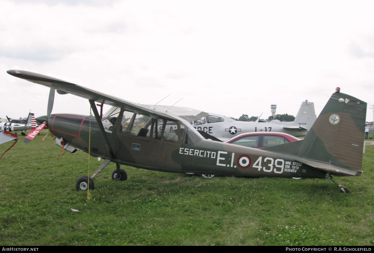 Aircraft Photo of N394RV / MM57232 | SIAI-Marchetti SM-1019 | Italy - Army | AirHistory.net #56005