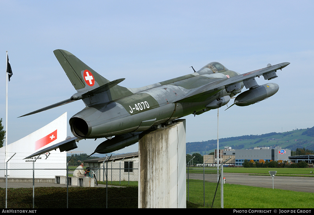 Aircraft Photo of J-4070 | Hawker Hunter F58 | Switzerland - Air Force | AirHistory.net #56011